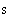 $\unit{s}$
